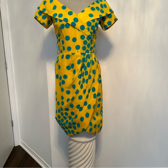 Scaasi Dress 100%silk - Picture 4 of 16